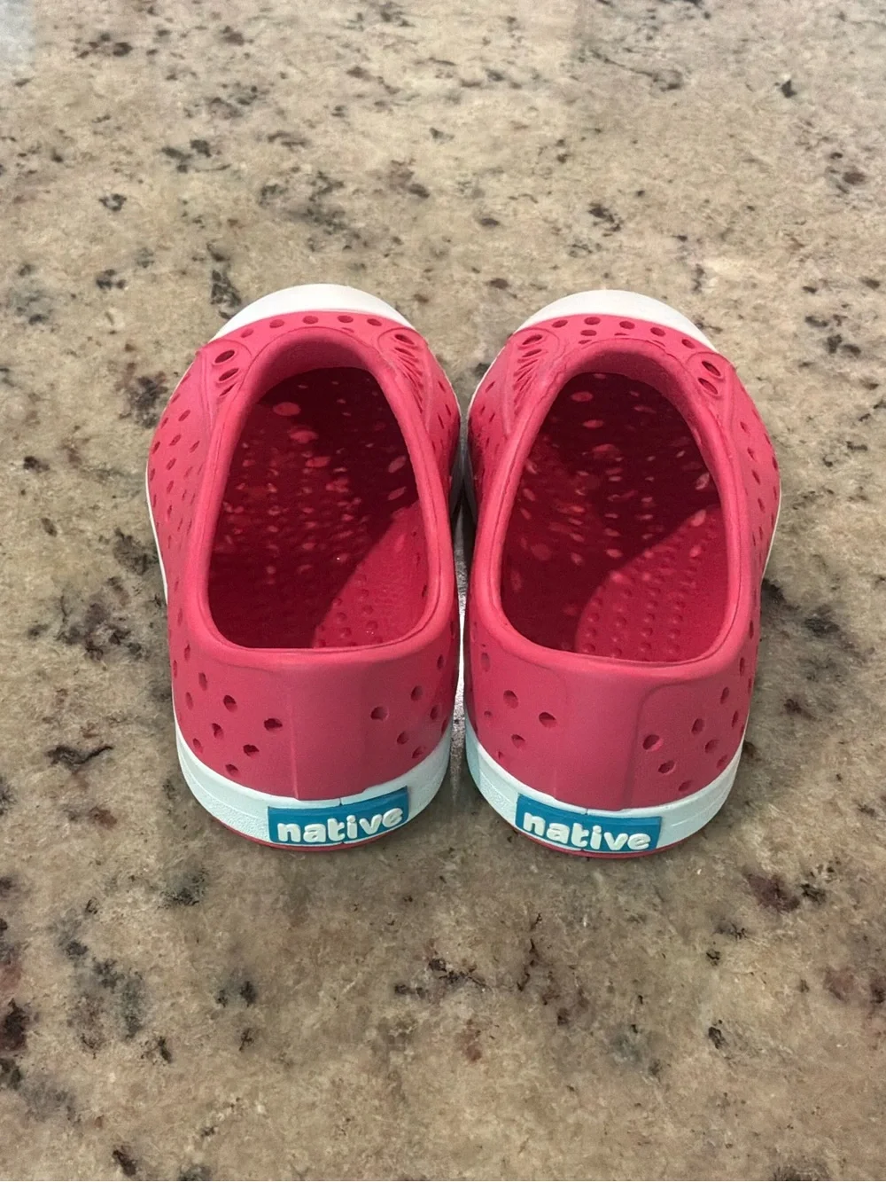 Brand New Native Kids Water Shoe Slip-On in Pink with White Toe